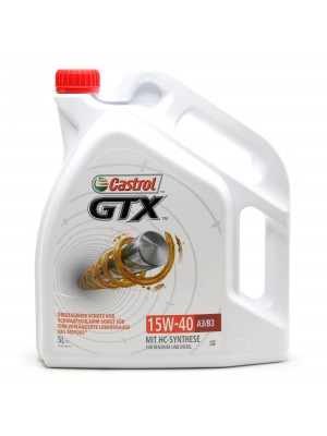 Castrol GTX 15W-40 A3/B3 Motoröl 5l Kanne